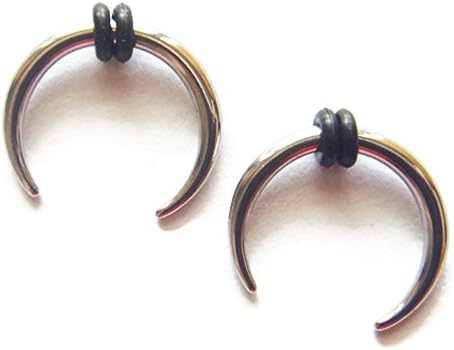 Pair 14g 1.6mm Ear Plugs Ring Pincher Septum Talon Taper Body Piercing 14 Gauge