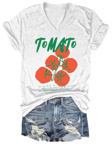 Fruit Vegetable Shirt Women Men Fruit Graphic Tees Cottagecore Clothing Garden Picnic Short Sleeve T Shirt at Amazon