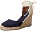 Soludos Women's Tall Wedge Linen Wrap Pump