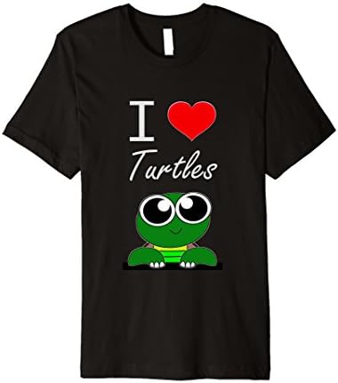 I Love Turtles T-Shirt For Men, Women and Kids Gift
