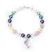 Bling Bling Chunky Bubblegum Necklace Unicorn Mermaid Fashion Beads and Bracelet Set for Girls (Unicorn Mermaid)