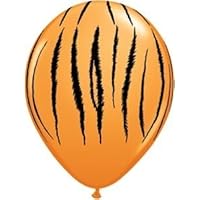 Single Source Party Supplies - 11" Tiger Stripes Latex Balloons Bag of 10