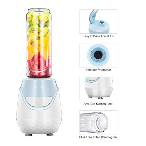image for COMFEE' Personal Blender,Blender for Shakes and Smoothies,Baby Healthy