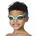 Frogglez Swim Goggles with Patented Painless Strap Technology - No Leak Anti Fog Swimming Goggles with UV Protection