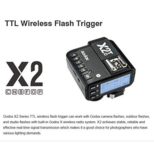 Godox X2TC 2.4G TTL Wireless Flash Trigger with 2X X1RC Controller