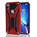 Kitoo Defender Designed for iPhone XR Eco-Friendly Case with Kickstand, Military Grade Shockproof 12ft. Drop Tested - Red