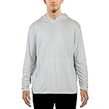 Vapor Apparel Men's UPF 50+ UV (Sun) Protection Performance Long Sleeve Hoody With Pockets