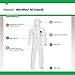 Lakeland MicroMax Protective Disposable Coverall for Painting, Cleaning Work with Respirator Fit Hood, White, 5X-Large (1 Pack)