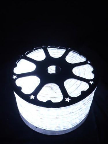 150Ft Rope Lights; Pure White LED Rope Light Kit; 1.0" LED Spacing; Christmas Lighting; outdoor rope lighting