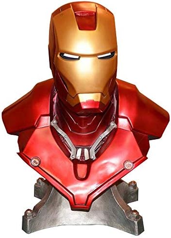 YIN YIN action figures Marvel Super Hero Model Avengers Series Character Iron Man 1:1 Statue Bust Collection Gifts toy