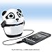 GOgroove Portable Stereo Speaker Music Player with Panda Animal Design & Built-in 3.5mm Cord