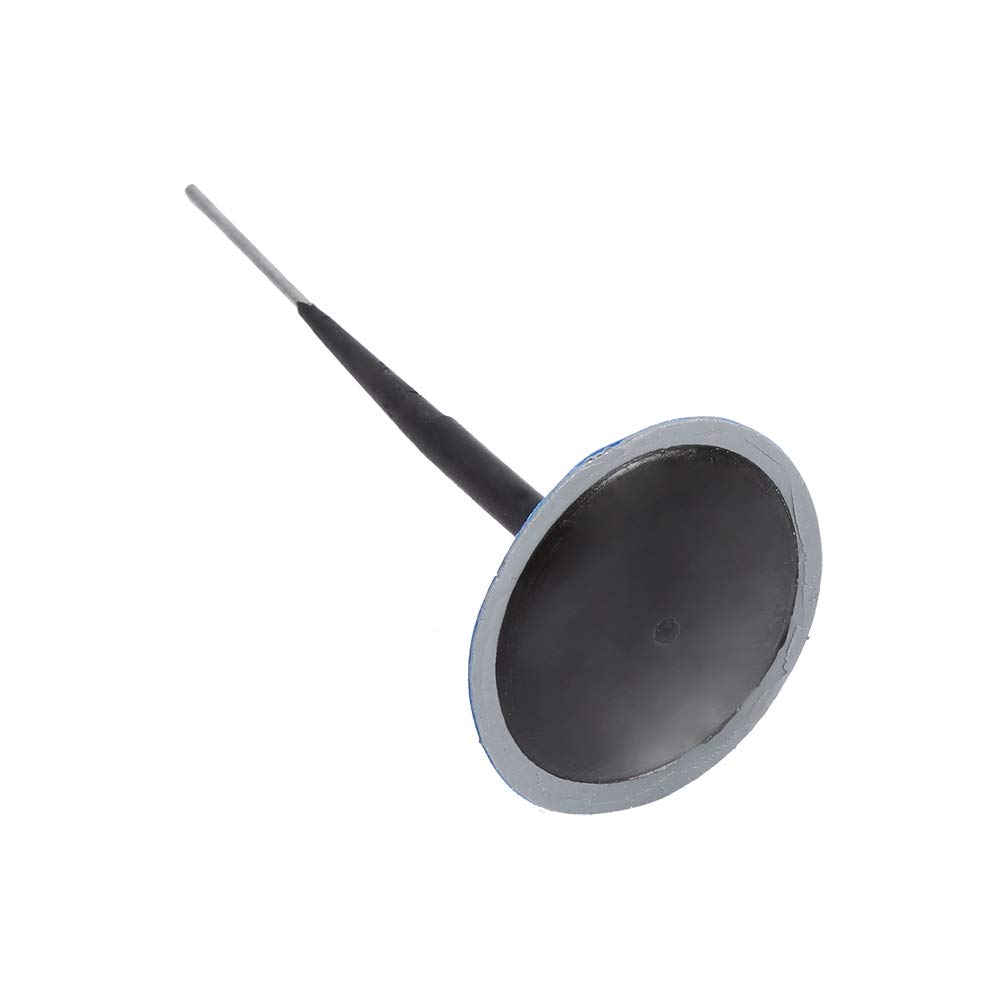 Mushroom Plug Kit, Bouchetrou 24pcs Rubber Tyre Repair Patches for 4-6mm Holes, Wired Studs for Cars Motorbikes Trucks Scooters Waterproof Storage