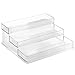 iDesign - 41630 Linus Plastic Stadium Rack, 3-Tier Organizer for Bathroom Countertop, Vanity, Kitchen, Office, Craft Room, 10.25