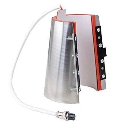 Yescom Details About 17oz Stainless Steel Mug Attachment for Heat Press Machine Transfer Sublimation