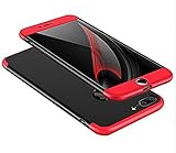 Ai-case iPhone 7 Case, AICase 3 in 1 Ultra Thin and Slim Hard PC Case Anti-Scratches Premium Slim 360 Degree Full Body Protective Cover for Apple iPhone 7 (4.7'') 2016 Release (Black Plus Red)