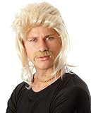 ALLAURA 80’s Mullet Wigs for Men- Blonde Redneck Hillbilly Costume Wigs Accessories