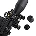 Beileshi 3-in-1 Useful 2.5-10x40 Tactical Rifle Scope Dual Illuminated Mil-dot with Red Laser w/ Rail Mount & 4 Reticle Green / Red Dot Sight