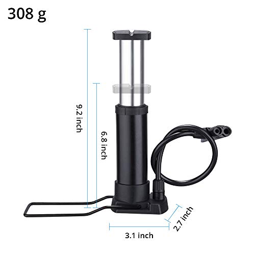 image for Sigoobal Bike Pump Portable, Mini Foot Activated Bicycle Tire Air Pump