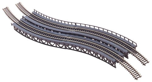 Faller 282905 4 Bridge Sections Curved 2 X R195Mm 2 X R225Mm