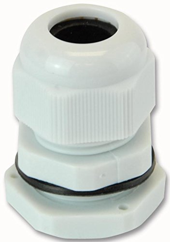 Pro Power m20GREY1 Nylon Cable Gland, Grey, m20, 12 mm