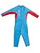 O'Neill Wetsuits Youth/Toddler Reactor Full Wetsuit, Brite Blue/Red, 2mm/Size 6