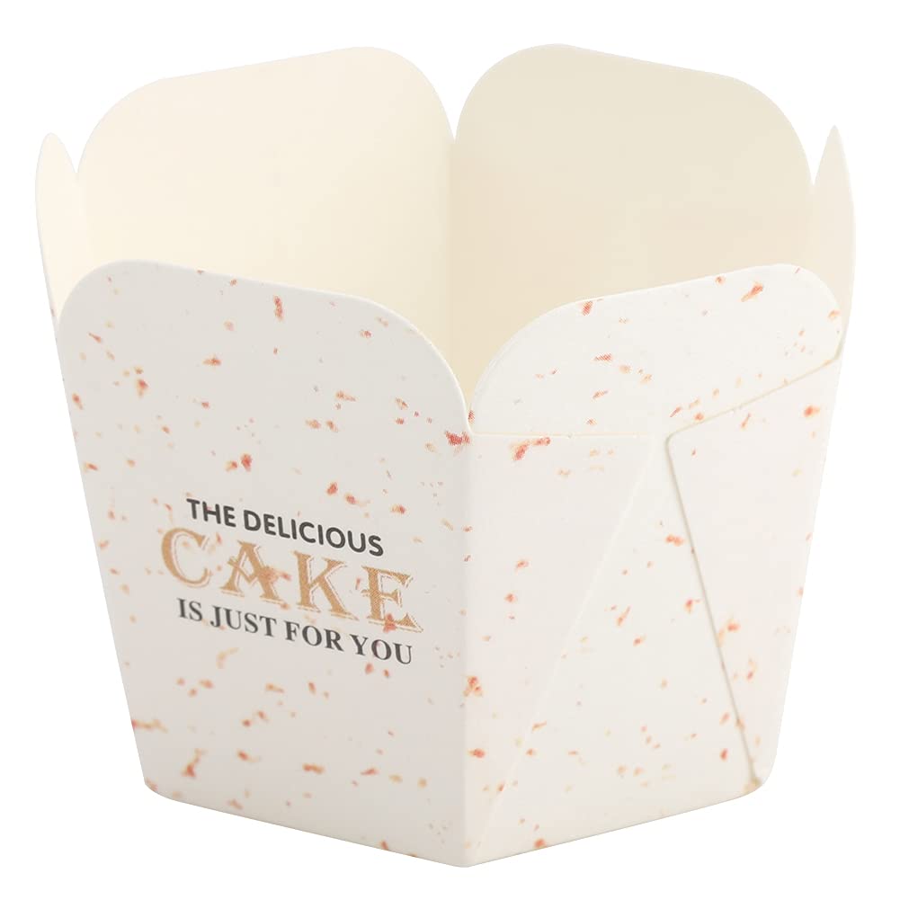 100PCS Baking Cups Mini Cupcake Liners Disposable Cake Baking Cup Muffin Cases Muffin Fit Home Party Wedding(White)