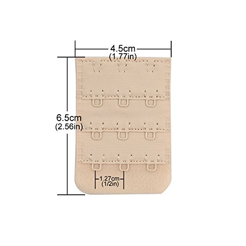 Closecret Women's Bra Extender Bra Band Breathing Room Multisize(3