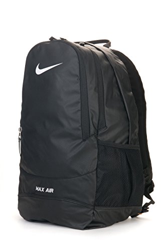 nike unisex black brand logo backpack