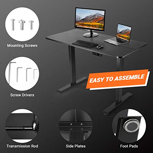 TACKLIFE Standing Desk, Electric Height Adjustable Computer Desk, Home