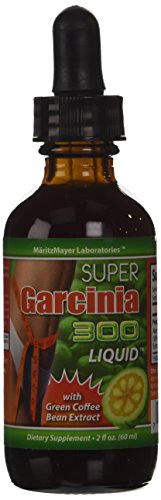 Super Garcinia Cambogia 300 Liquid (50% HCA) with Green Coffee Bean Extract (50% Chlorogenic Acid) Weight Loss Diet Drops - 2fl Oz (60ml)