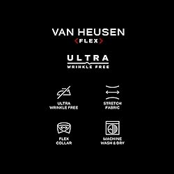 Van Heusen Men's Fit Dress Shirt Ultra Wrinkle Free