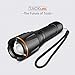 TACKLIFE Cree LED Flashlight USB Rechargeable Tactical Torches - 900 Lumens Super Bright, 6 Modes, 3350mAh Battery, IP64 Waterproof, for Camping Hiking Emergency