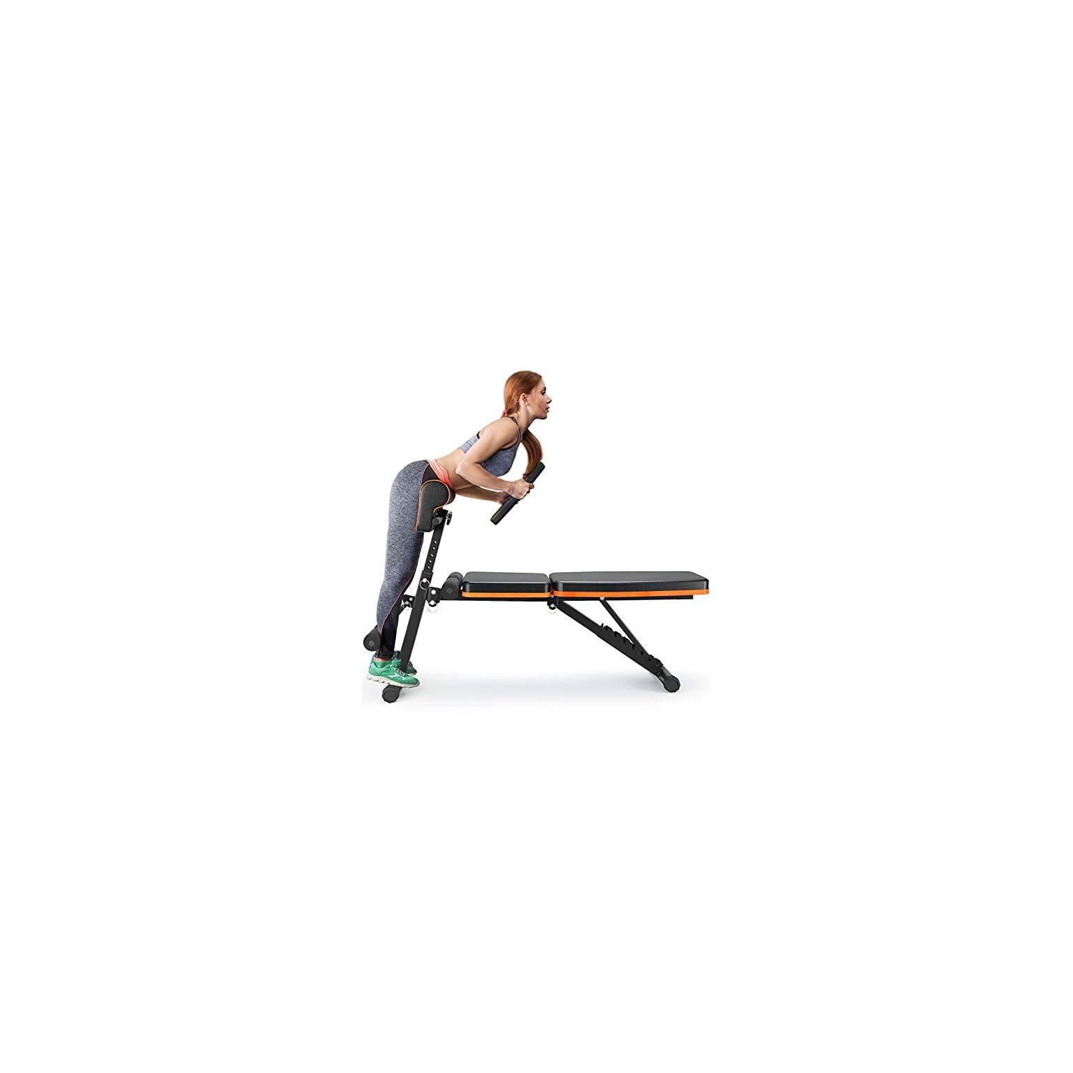 PERLECARE Adjustable Weight Bench for Full Body Workout Fitness Mart Pro