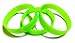 TheAwristocrat 1 Dozen Multi-Pack Glow-in-The-Dark Wristbands Silicone Rubber Bracelets (Light Green Glow-in-The-Dark, Youth (7