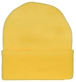 Yellow Knit Cap Beanie / Minion Yellow