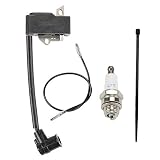 Wellsking 4137 400 1350 Ignition Coil Fits STIHL FS75 FS80 FS85 FC85 HT70 HT75 HL75 HL75K HS75 HS80 HS85 KM85 Hedge Trimmer Edger Pole Saw with Spark Plug