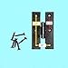 Renovator's Supply Cabinet Hinge Black Iron H Flush 3 Inch Set of 2