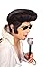 Forum Novelties Men's Rock N' Roll Elvis Presley Wig, Black, One Size