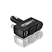 Rocketek RT-CC22 3A/15W 2 Ports 2 Splitter USB Car Charger with 10A Fuse Car Socket Adapter