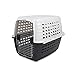 Petmate Compass Fashion Kennel Cat and Dog Kennel, 50-70 lb., Pearl White/Black, Made in USA