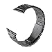 Hontao Stainless Steel Band for Apple Watch 42mm, Metal Link Replacement Strap for iWatch Series 3/2/1 (black 42mm - 3 pointers)
