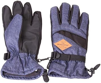 Amazon スキー手袋 メンズ スキー グローブ スノーボード 防水インナー内蔵 防寒 暖かい 雪遊び 紳士 男性用 The Big Mountain Yk 10 ネイビー Mサイズ ノーブランド品 グローブ