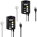 iPower 2-Pack 40-108 Degrees Fahrenheit Digital Heat Mat Thermostat Controller for Seed Rooting, Germination, Reptiles, Fermentation and Brewing, 1000W-Black, Black