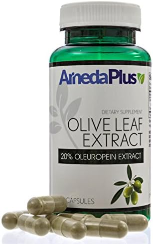 Non GMO Olive Leaf Extract Supplement - Made in USA - 750mg - 60 Capsules - 150mg Oleuropein Concentrate - Super Strength - Natural Concentrate - Alcohol Free