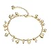 Star Jewelry Heart Ankle Bracelet For Women Gold Adjustable Beach Chain Anklet Foot Jewelry