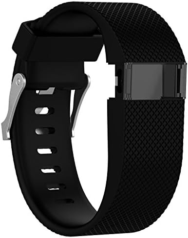 Newest Replacement Bands for Charge HR,sunyfeely Silicone Small Large Band Bracelet Strap for Fitbit Charge HR Wireless Activity Wristband (black, large)