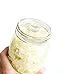 3 Premium Fermenting Weights, Heavy Hand-Crafted Glass Fermentation Weights with Easy Handle for Wide Mouth Mason Jar Fermenting Sauerkraut, Pickles, Kimchi and More Home Fermented Foods