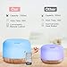 1000ML Essential Oil Diffuser For Large Room – Quiet Aroma Oil Diffuser with Adjustable Cool Mist Humidifier Mode,Remote Control Waterless Auto-off 7 Color LED Lights Changing for Home,Office Bedroomthumb 1