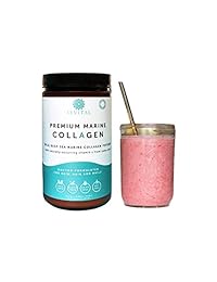 Péptidos en polvo de colágeno marino premium – ReVital Organics – suplemento en polvo de proteína de colágeno hidrolizado con vitamina C orgánica