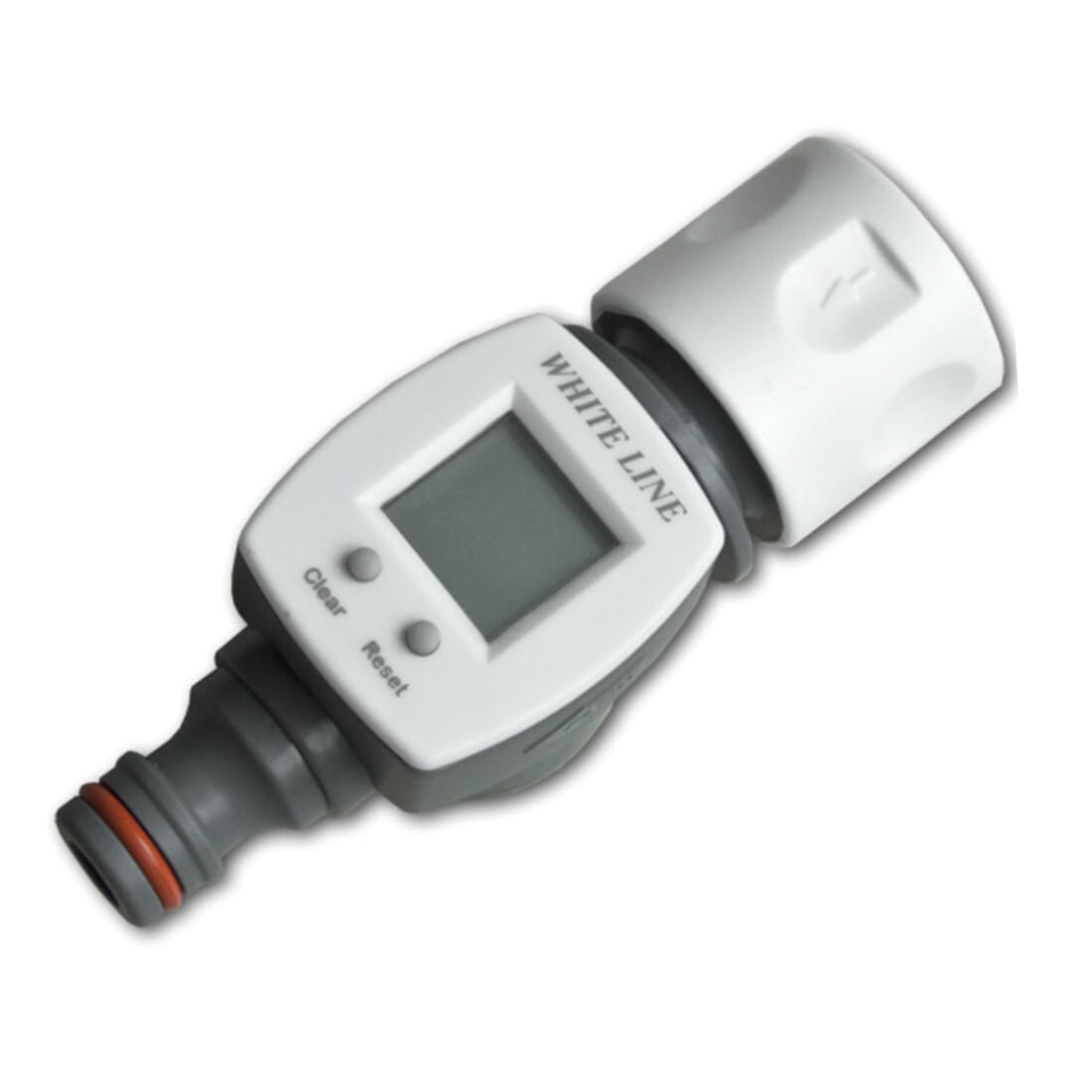 Liter/Gallon Garden Water Counter Meter with LCD Quick Connector + Adaptor